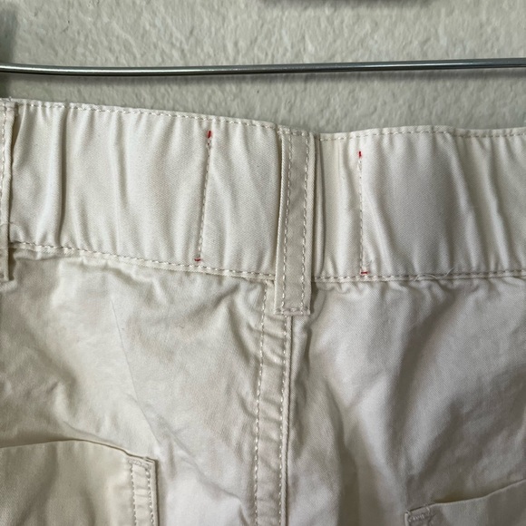 Urban Outfitters BDG Off White Cotton Cargo Pants Wide Leg Women's Size 2 - Picture 10 of 16